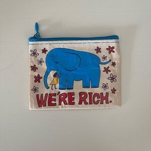 Coin purse with elephant